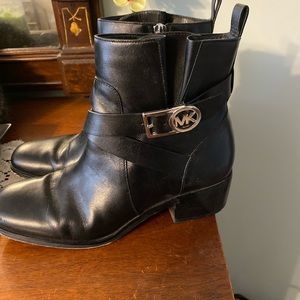 Michael Kors black ankle boots